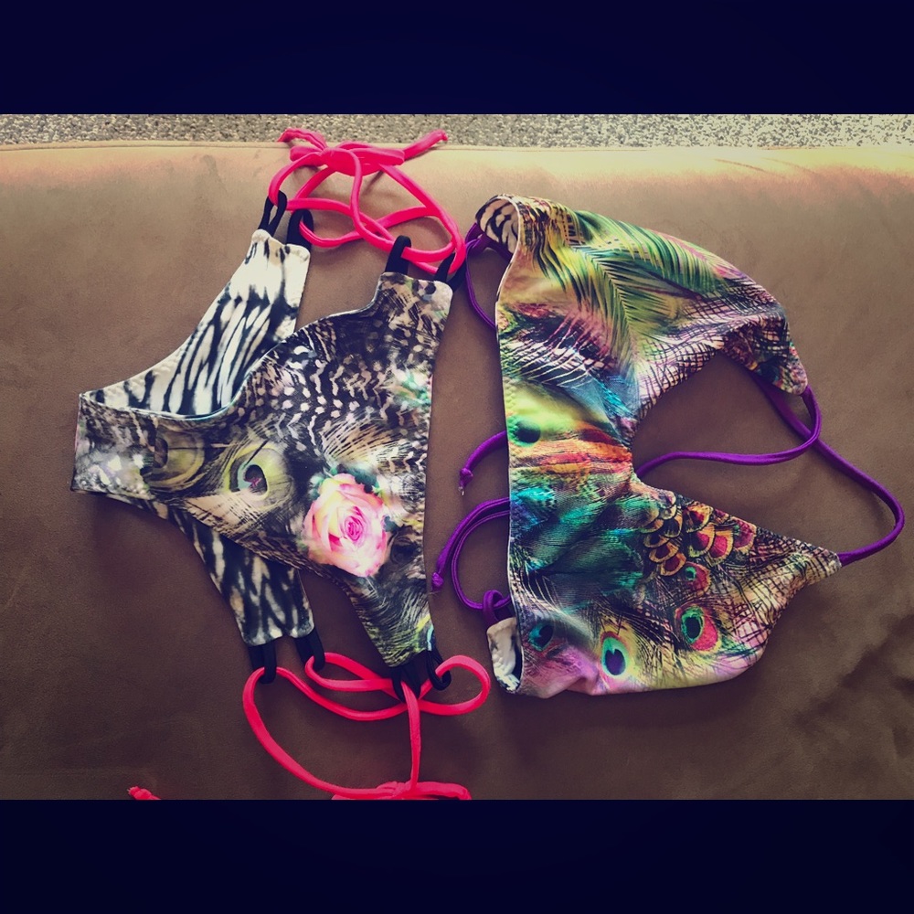 Savage swim size med 2 sided custom made bikini👙